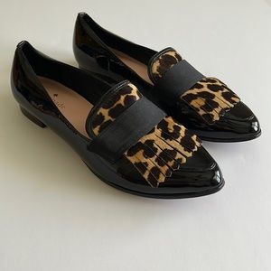 Kate Spade Cayla Fringe Patent Leather Loafer. Not comfortable for me